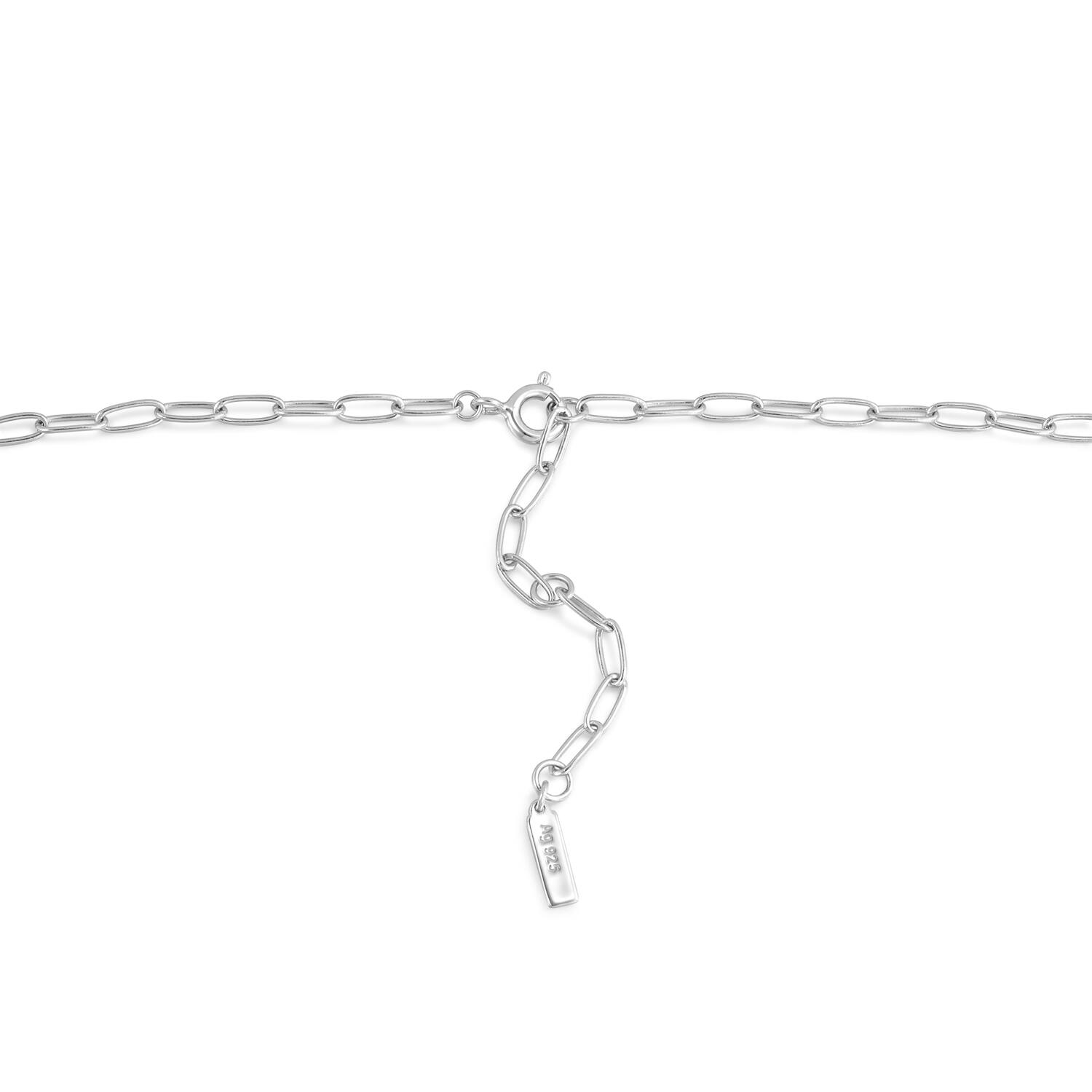  Pop Charms - Link necklaces - Silver / Rhodium plated - 45cm